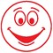 COLOP Motivational Stamp Happy Face Red (Impression size: 22x22mm)