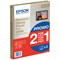 Epson A4 Premium Photo Paper, Glossy, 255gsm, Pack of 15 - Buy One Get One Free