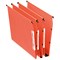 Esselte Orgarex Dual Manilla Lateral Suspension Files, 330mm Width, 50mm Square Base, Orange, Pack of 25