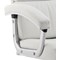 Desire Executive Leather Chair, White, Assembled