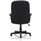 County Leather High Back Managers Chair - Black