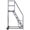 Climb-It Warehouse Safety Steps, 6 Tread, Grey