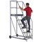 Climb-It Warehouse Safety Steps, 6 Tread, Grey