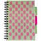 Europa Splash Project Book, A5, Ruled & Perforated, 200 Pages, Pink, Pack of 3