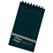 Europa Wirebound Minor Pad, 127x76mm, Ruled, 120 Pages, Black, Pack of 10