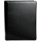 Monolith Zipped Meeting Folder, 275x345mm, Leather-Look, Black