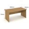 Impulse 1800mm Rectangular Desk, Panel End Leg, Oak