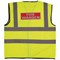 Fire Warden High Visibility Vest, Yellow, XL
