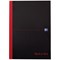 Black n' Red Casebound Notebook, A4, Smart Ruled, 90gsm, 96 Pages
