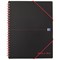Black n' Red Plastic Wirebound Meeting Book, A4+, Ruled & Perforated, 160 Pages, Pack of 5