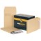 New Guardian C4 Gusset Envelopes with Window, 25mm Gusset, 130gsm, Peel & Seal, Manilla, Pack of 100