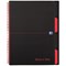 Black n' Red Wirebound Project Book, A4, Ruled & Perforated, 200 Pages, Pack of 3