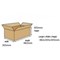 Single Wall Corrugated Dispatch Cartons, W482xD305xH305mm, Brown, Pack of 25