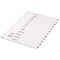 Concord Classic Index Dividers, Jan-Dec, Mylar Tabs, A4, White