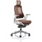 Zure Executive Mesh Chair, Mandarin, Assembled
