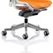 Zure Elastomer Executive Chair with Headrest, Orange, Assembled