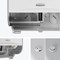 Kimberly Clark Icon Standard 2-Roll Toilet Paper Dispenser, Horizontal, White and Faceplate White Mosaic