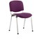 ISO Chrome Frame Stacking Chair, Tansy Purple, Pack of 4