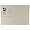 Q-Connect Square Cut Folders, 250gsm, Foolscap, Buff, Pack of 100