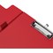 Q-Connect PVC Foldover Clipboard, Foolscap, Red