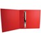 Q-Connect Presentation Ring Binder, A4, 4 D-Ring, 40mm Capacity, Red