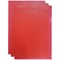 Q-Connect A4 Cut Flush Folders, Red, Pack of 100