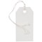 Strung Ticket 41x25mm White (Pack of 1000) KF01619