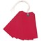 Strung Tag 120x60mm Red (Pack of 1000) KF01627
