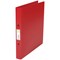 Q-Connect A4 Ring Binder, 2 O-Ring, 25mm Capacity, Red, Pack of 10