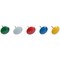 Q-Connect Drawing Pins Coloured Pack of 1200 (10 packs of 120)