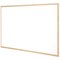 Q-Connect Whiteboard, Wooden Frame, 400xH300mm