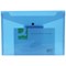 Q-Connect A4 Document Folders, Blue, Pack of 12