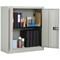 Jemini Medium Steel Stationery Cupboard, 1 Shelf, 1005mm High, Grey