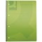 Q-Connect Wirebound Pad, A4, Ruled, 160 Pages, Transparent Green, Pack of 5