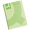 Q-Connect Wirebound Pad, A4, Ruled, 160 Pages, Transparent Green, Pack of 5