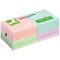 Q-Connect Quick Notes, 76 x 76mm, Pastel, Pack of 12 x 100 Notes