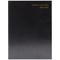 Q-Connect 2024-25 Academic Diary, Day Per Page, A5, Black