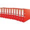 Q-Connect A4 Lever Arch Files, 70mm Spine, Plastic, Red, Pack of 10