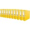 Q-Connect A4 Lever Arch Files, 70mm Spine, Plastic, Yellow, Pack of 10