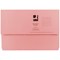 Q-Connect Document Wallets, 285gsm, Foolscap, Pink, Pack of 50