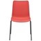 Astin Logi 4 Leg Chair, Red