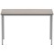 Astin Rectangular Table, 1200x600x730mm, Grey Oak