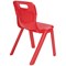 Titan One Piece Classroom Chair, 360x320x513mm, Red