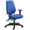 Avior Centro Call Centre Chair, Height Adjustable Arms, Blue
