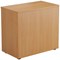 First Desk High Wooden Storage Cupboard, 1 Shelf, 730mm High, Beech