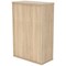 Polaris Medium Cupboard, 2 Shelves, 1204mm High, Oak