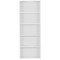 Serrion Premium Extra Tall Bookcase, 4 Shelves, 2000mm High, White