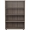 Jemini Medium Bookcase, 3 Shelves, 1200mm High, Grey Oak