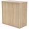 Astin Low Wooden Cupboard, 1 Shelf, 816mm High, Oak