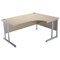 Jemini Intro Cantilever Corner Desk, Right Hand, 1500mm Wide, Maple